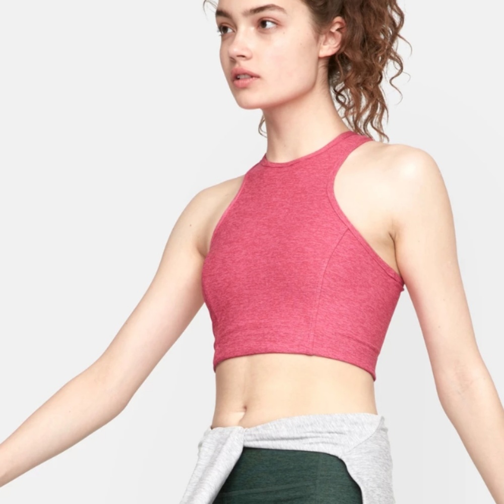 Outdoor Voices Athena Crop - Flamingo